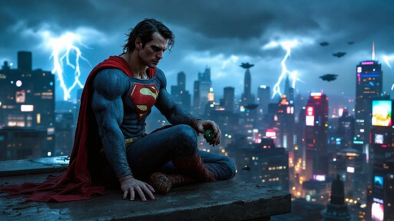 The Man of Steel, Cracked: Superman’s Fall into Kryptonite Addiction