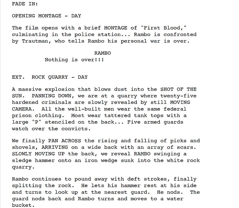Page One: “Rambo: First Blood Part II” (1985)