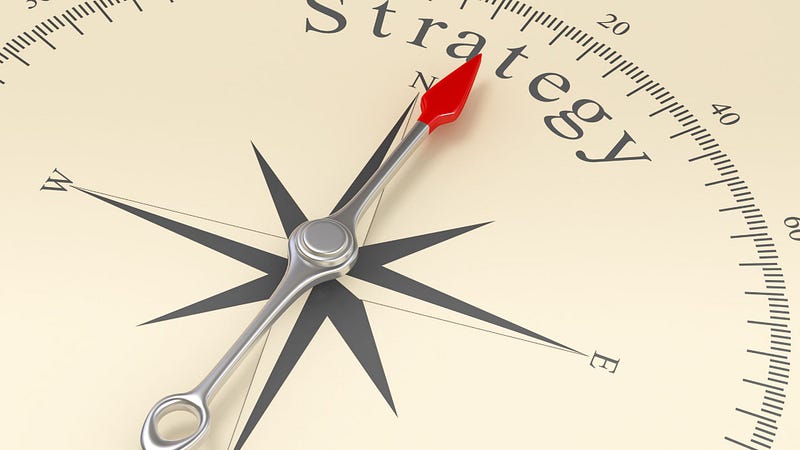 Compass that points to “Strategy”