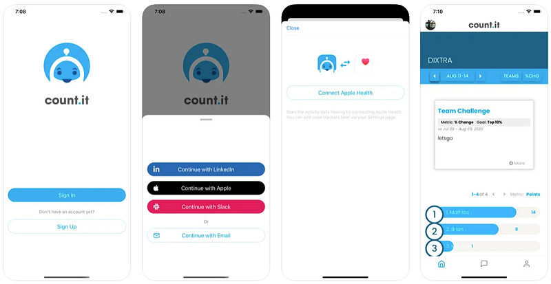 LIVE NOW: All new native Count.It apps for iOS and Android!
