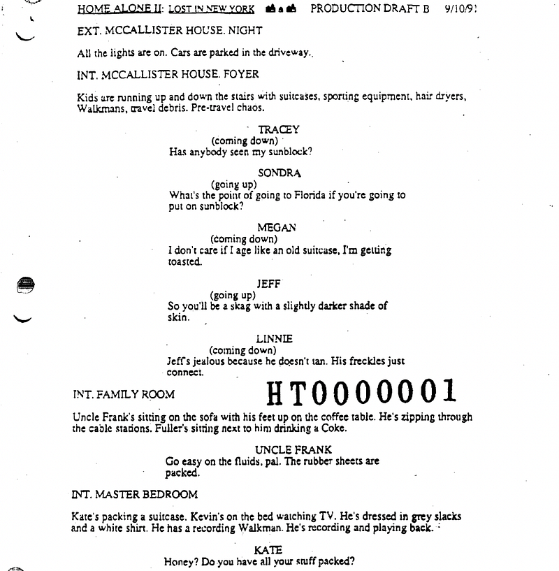 Page One: “Home Alone 2: Lost in New York” (1992)