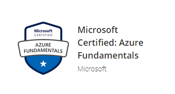 Microsoft Azure fundamentals exam badge