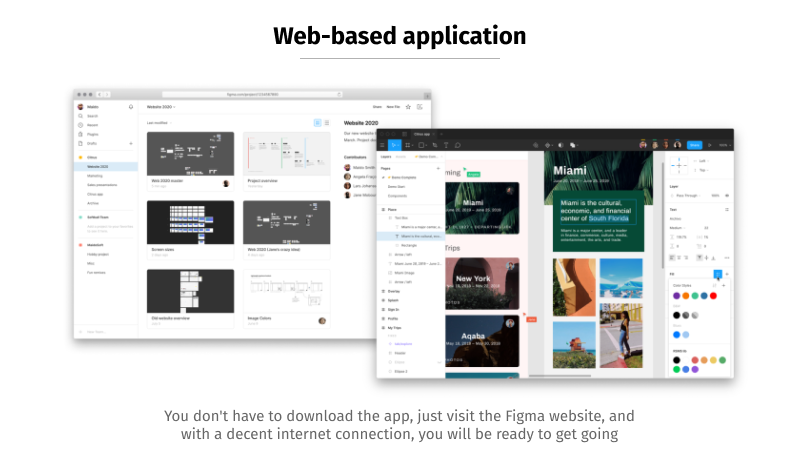 Figma’s web-based application