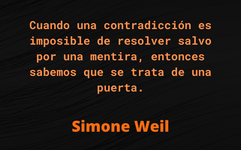Frases de Mentiras — Simone Weil