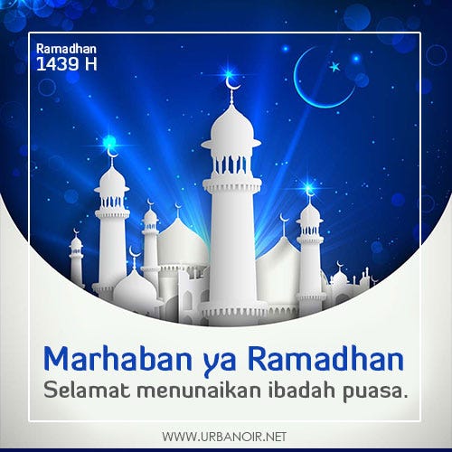 Contoh Kartu  Ucapan Bulan Ramadhan  Nusagates