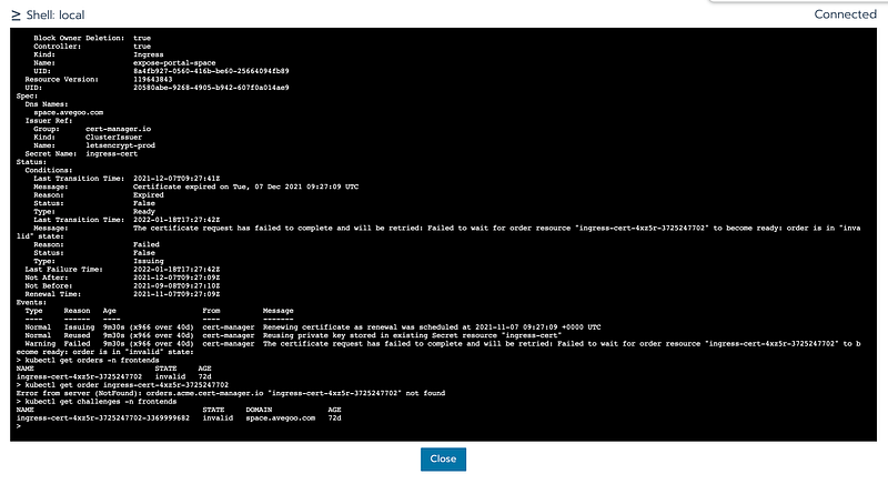 Kubernetes / Rancher Troubleshooting TLS Certificates.