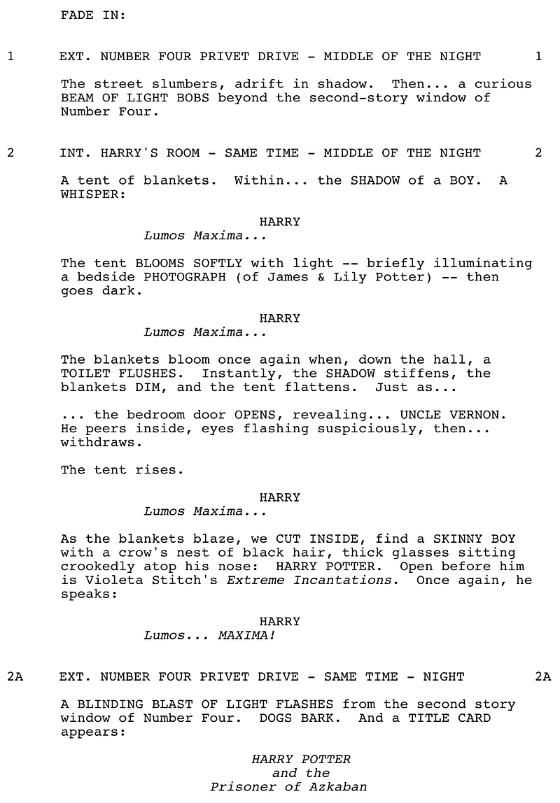 Page One: “Harry Potter And The Prisoner Of Azkaban” (2004)