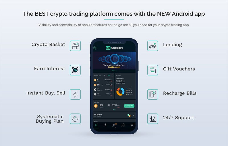The BEST crypto trading platform comes with the NEW Android app