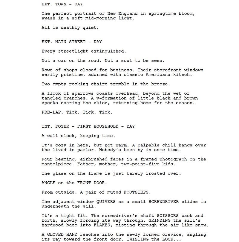 Page One: “I Think We’re Alone Now” (2018)
