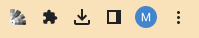 You can see the extension on the toolbar as well.