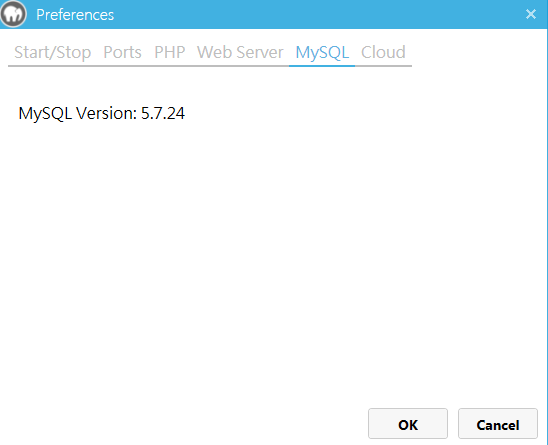 MAMP 上的 MySQL Server