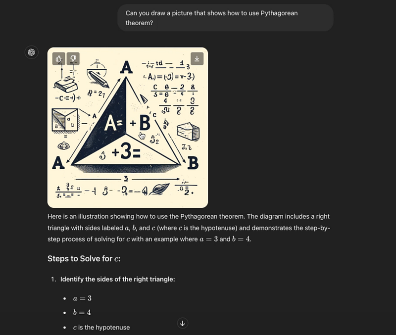 Asking AI to illustrate