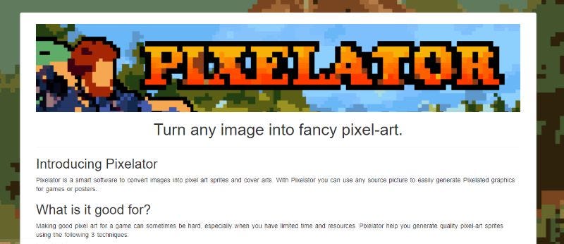 pixelator pixel art generator