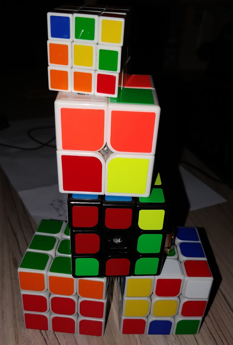 My unsolved cubes