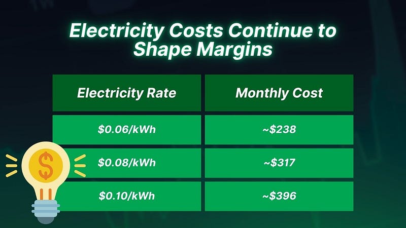 Electricity Costs Continue to Shape Margins