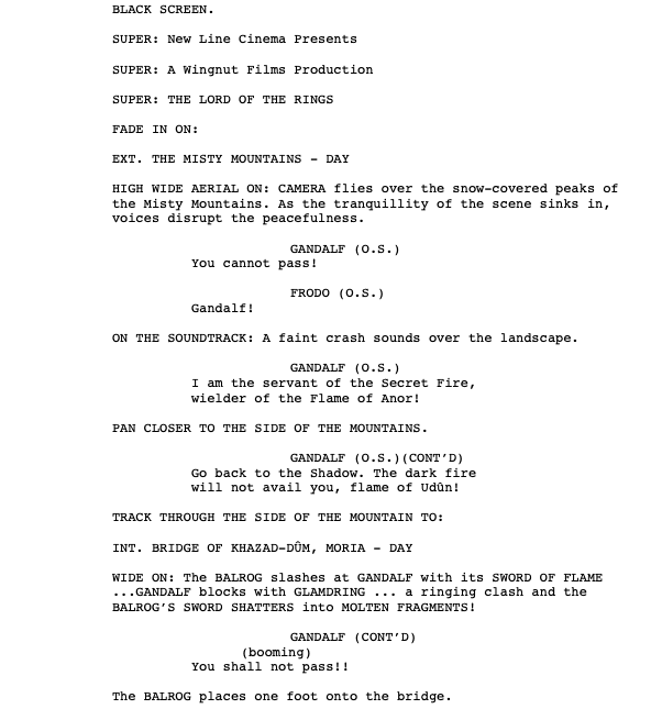 Page One: “The Lord of the Rings: The Two Towers” (2002)