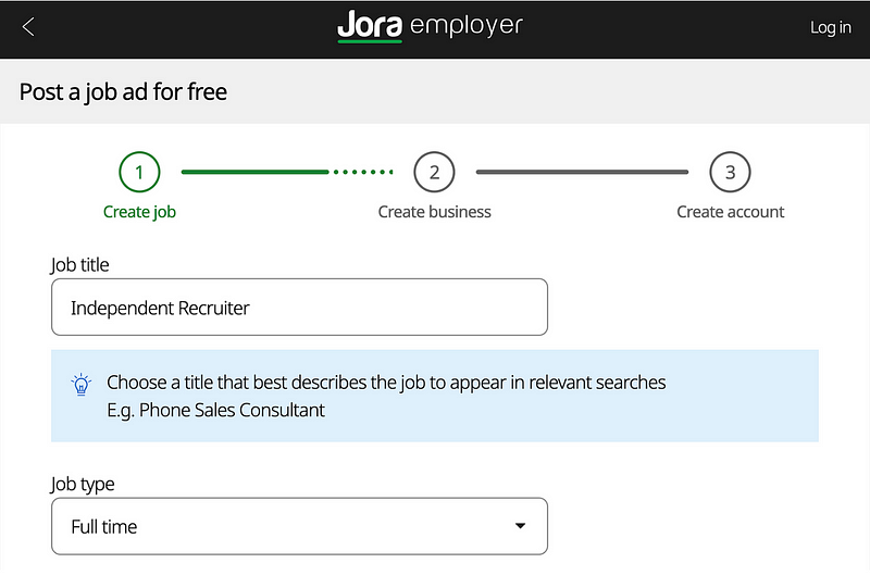 Jora Job Posting Sites