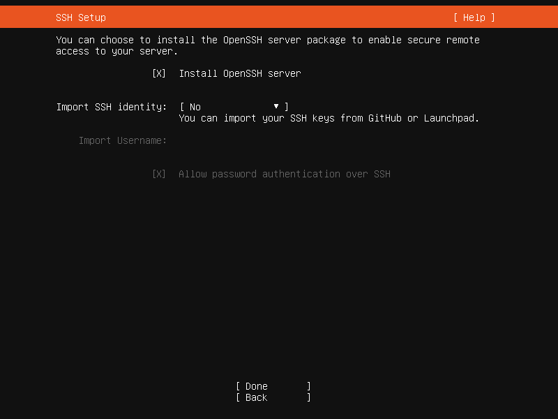 SSH Setup