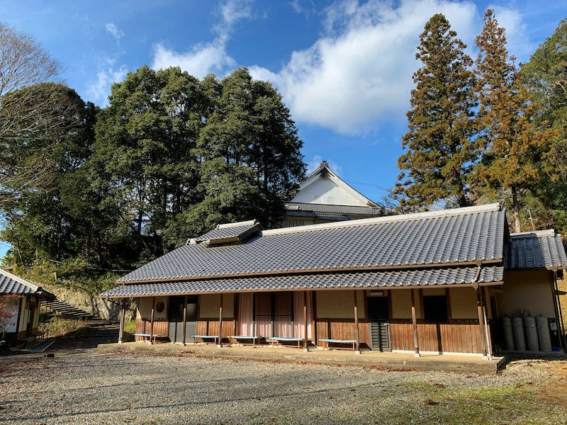The fame Masaki-saka Kenzen Dojo in Yagyu Village that teaches the Yagyu Shinkage-ryu style of swordsmanship