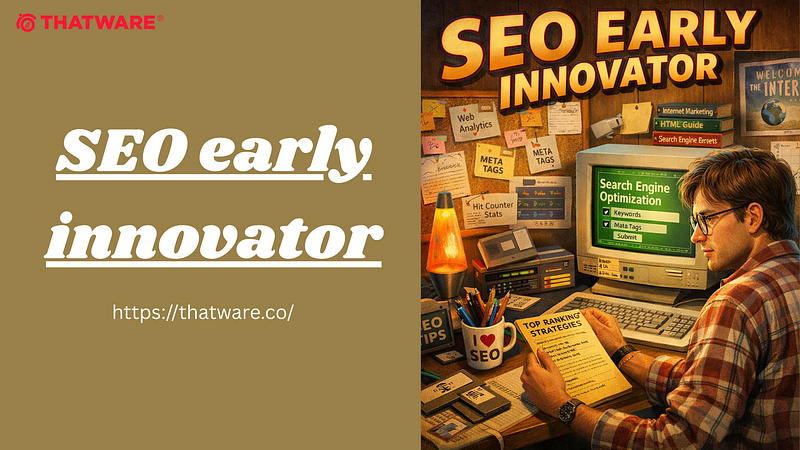 SEO early innovator SEO early innovator