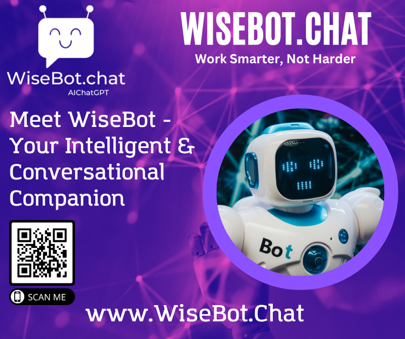 Experience Intelligent Conversations and Problem-Solving with WiseBot.chat — Your Free AI Assistant for Learning and Growth