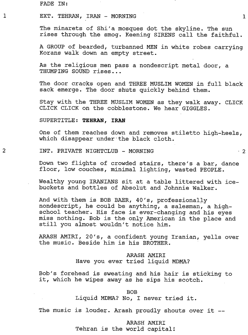 Page One: “Syriana” (2005)