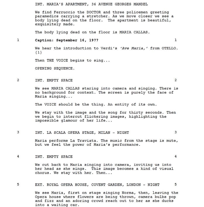 Page One: “Maria” (2024)