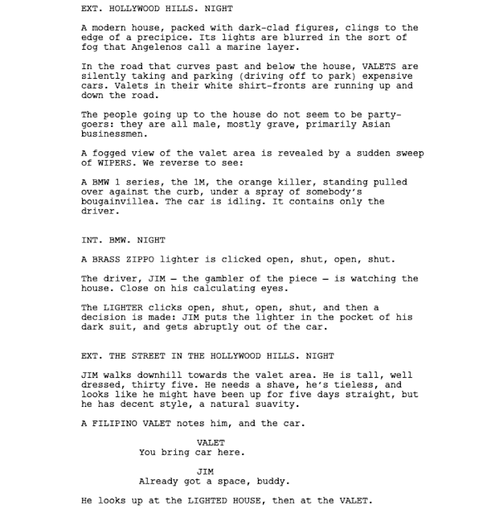 Page One: “The Gambler” (2014)