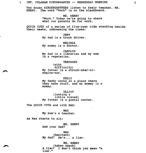 Page One: “Liar Liar” (1997)