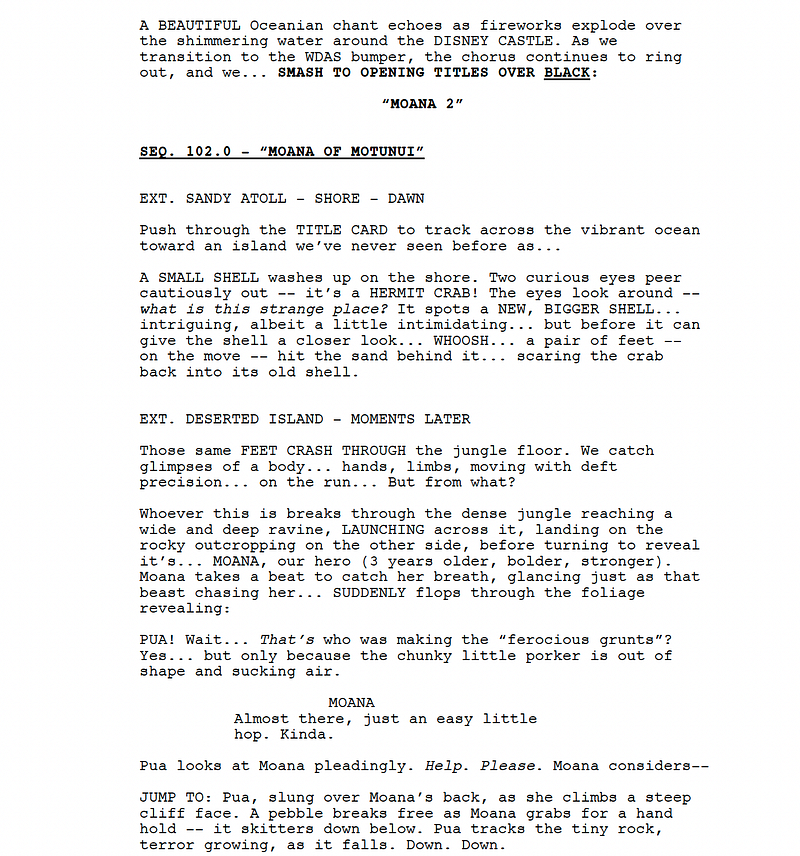 Page One: “Moana 2” (2024)
