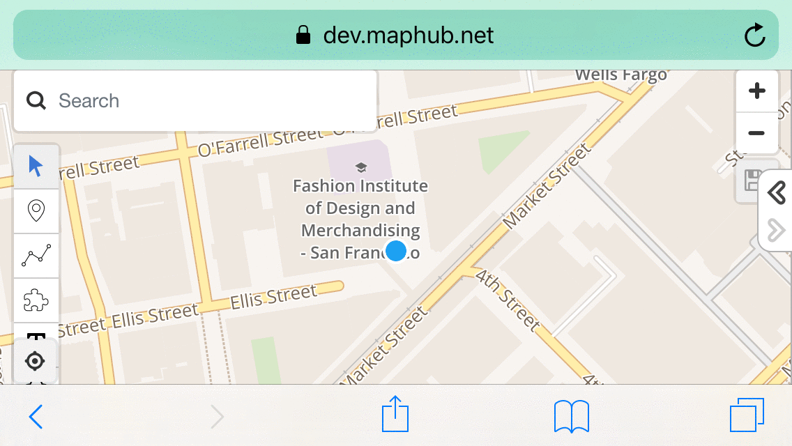 Better UI for mobiles and geolocation support in embeds