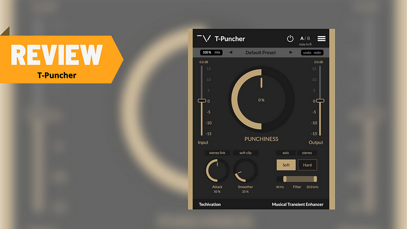 T-Puncher by Techivation - Superb Transient Shaper Plugin!