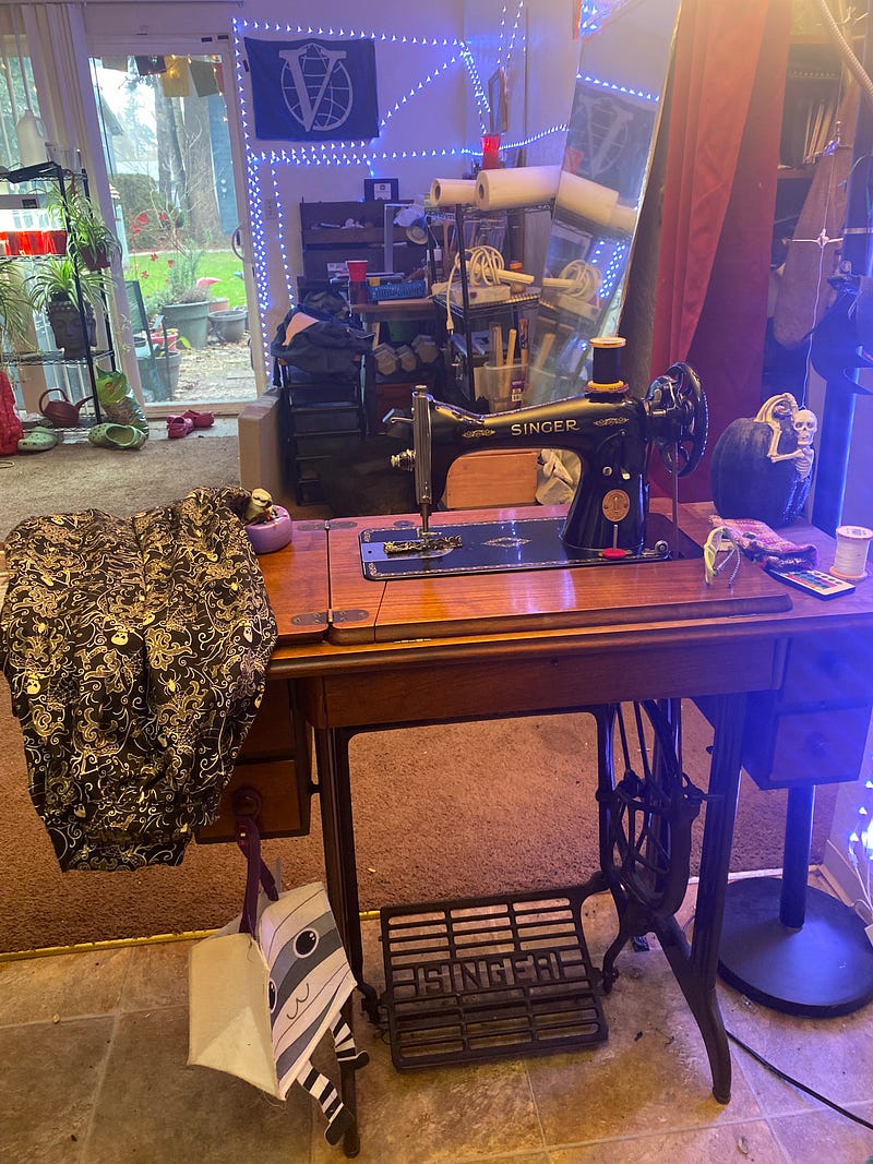 Adventures with My Antique Treadle Sewing Machine
