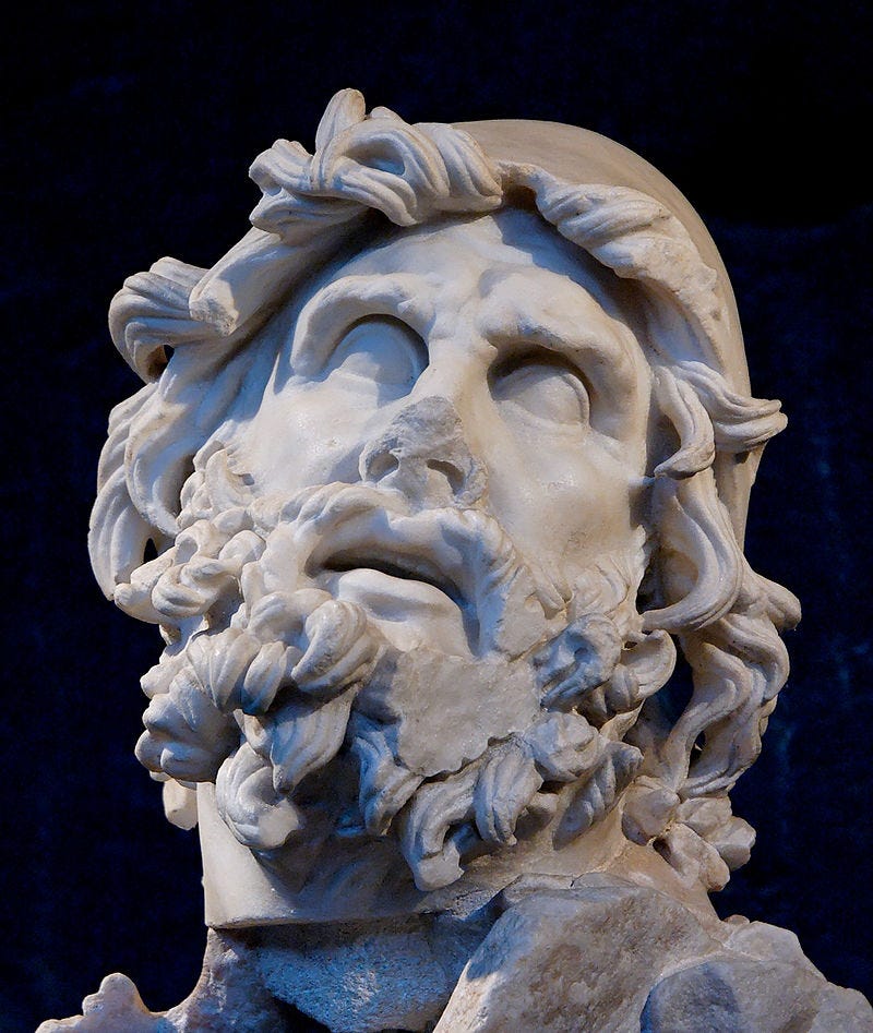 Portrait bust of Odysseus