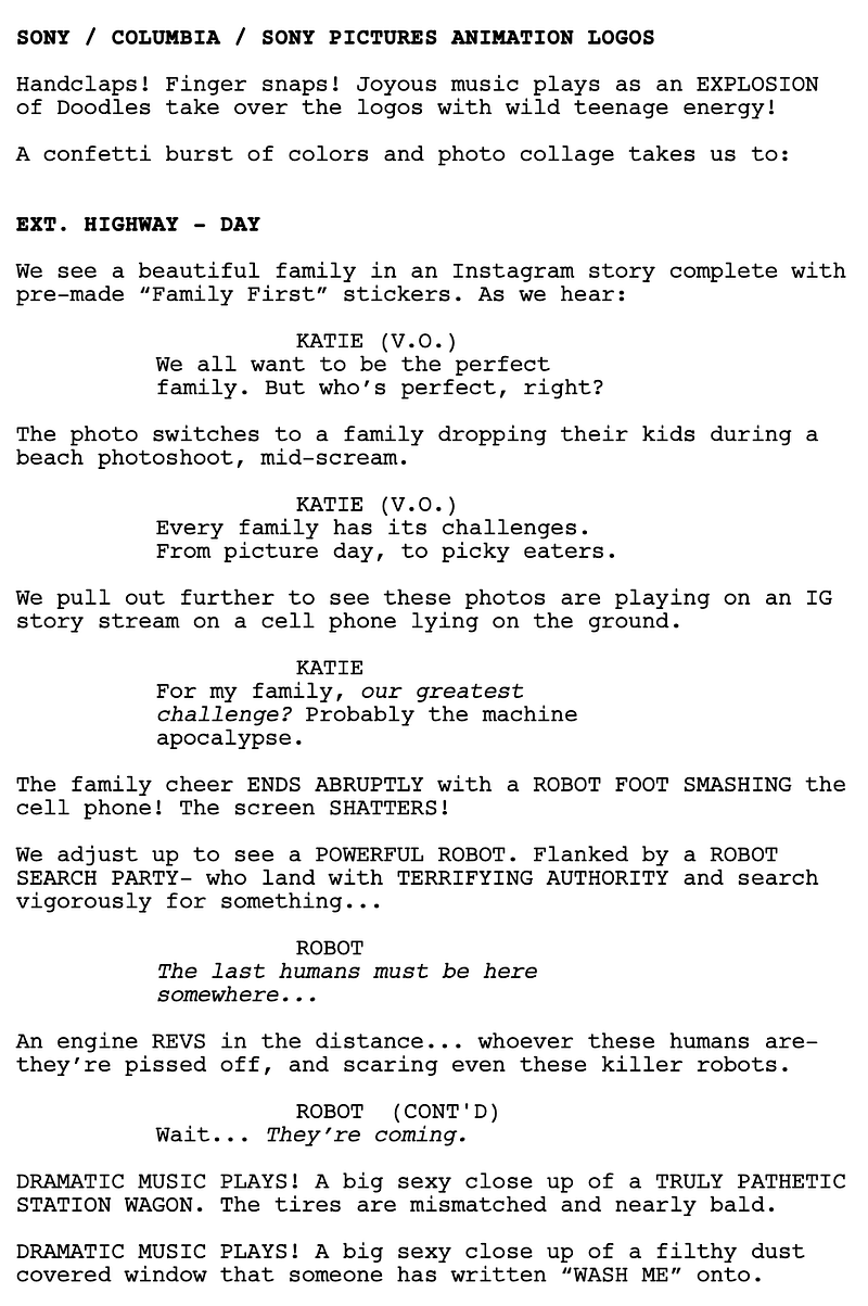 Page One: “The Mitchells vs the Machines” (2021)