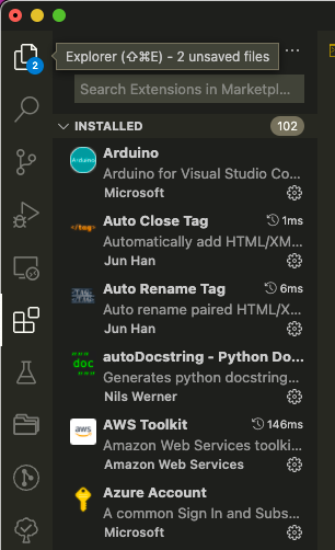 Share the experience on 100+ extensions in Visual Studio Code