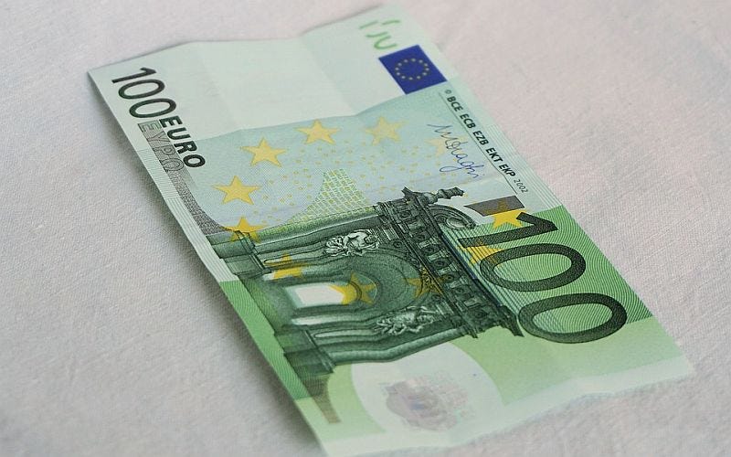 Bankbiljet van 100 Euro