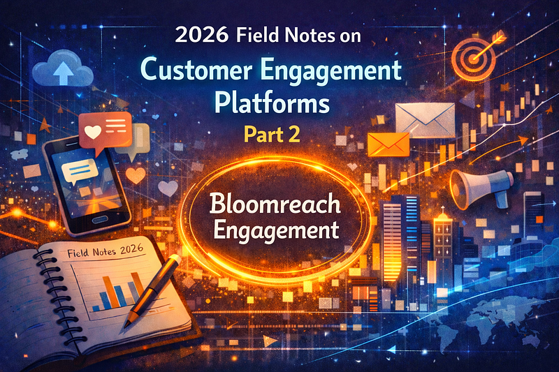 2026 Field Notes on Customer Engagement Platforms — Part 2: Bloomreach