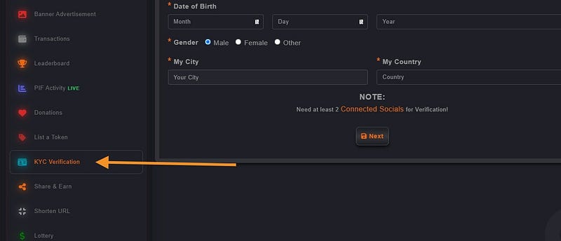 Get Verified with KYC Verification