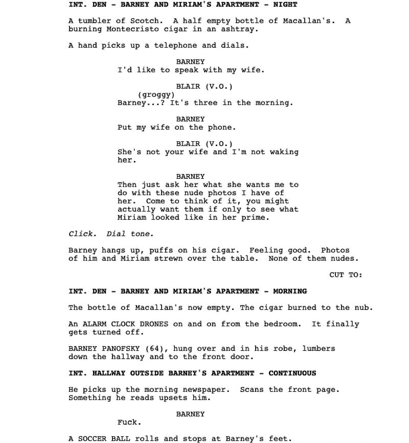 Page One: “Barney’s Version” (2010)