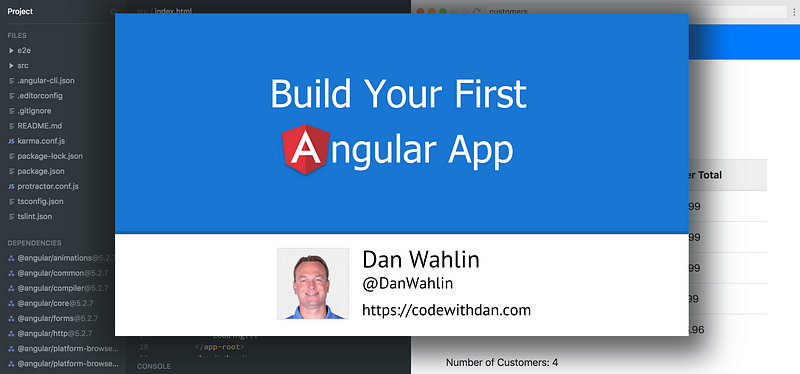 Learn Angular In This Free 33 Part Course By Angular Expert Dan Wahlin - 