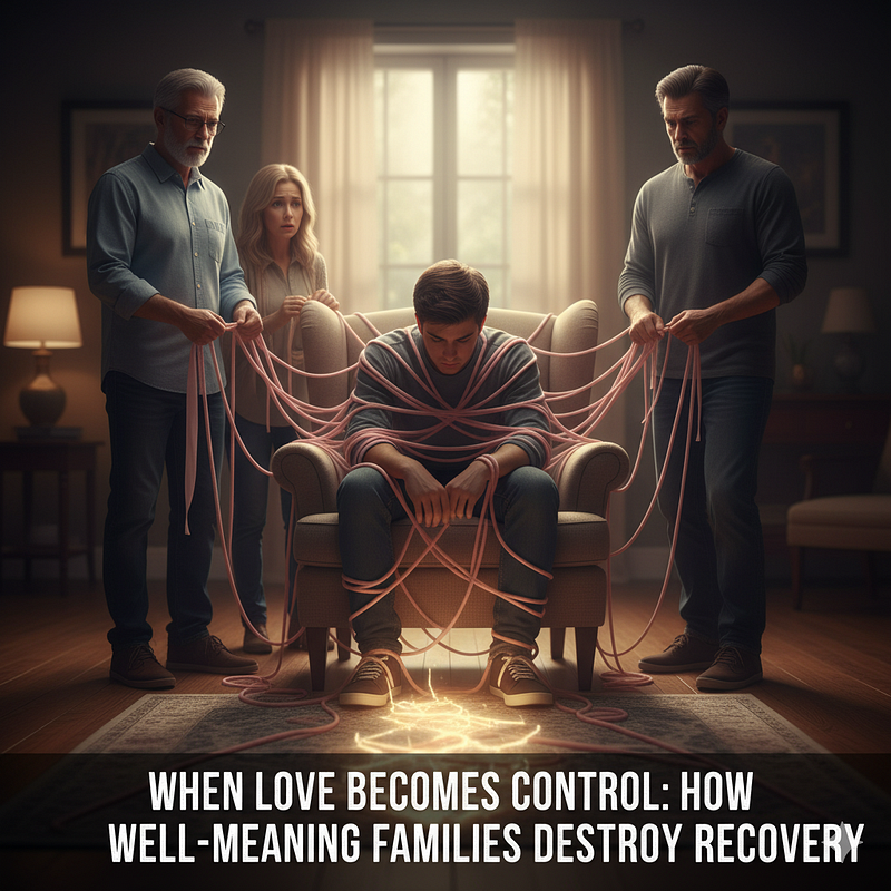 When Love Becomes Control: How Well-Meaning Families Destroy Recovery