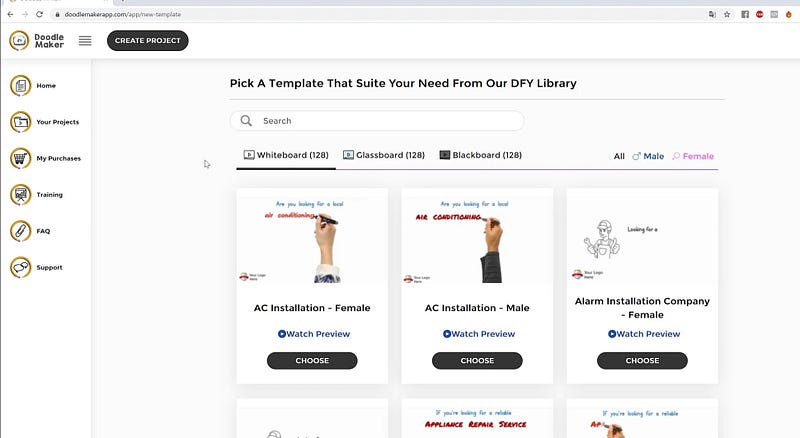doodlemaker template