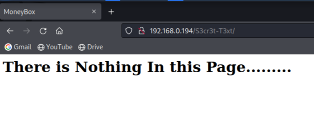 Opening the hidden directory