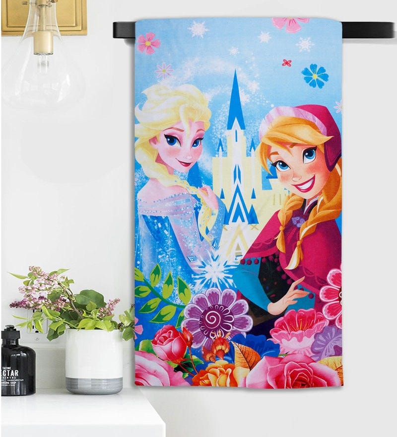 frozen bath towel