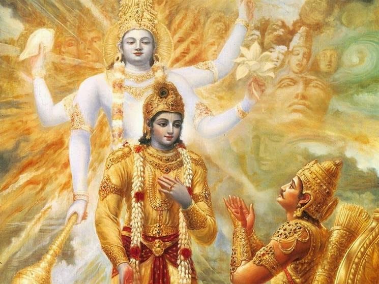 Sri Krishna’s Universal Form & Arjuna’s Yoga