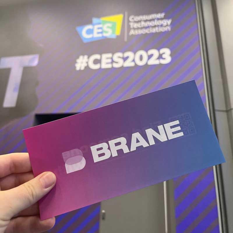 Brane at CES 2023 in Las Vegas.