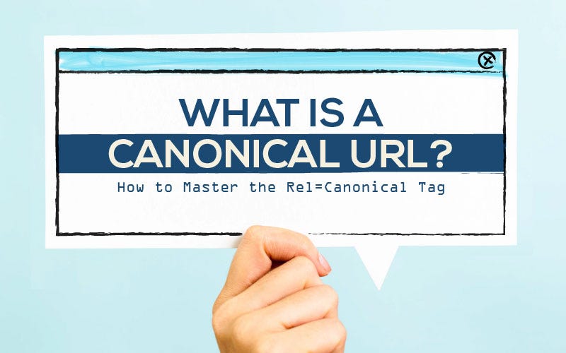 What is canonical URL sign.