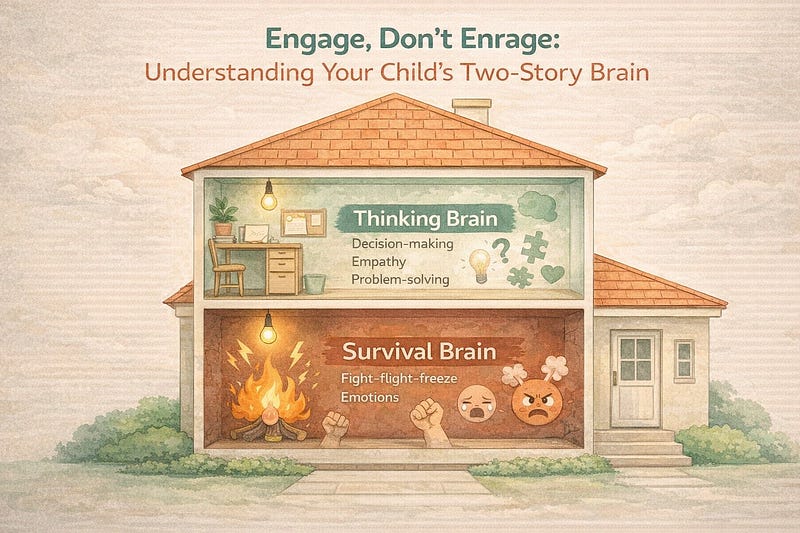 “Engage, Don’t Enrage: Understanding Your Child’s Two-Story Brain”