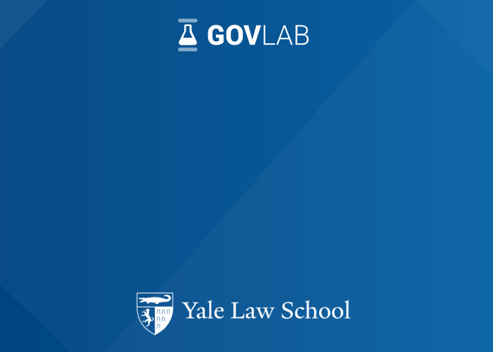 The Open Government And Open Data Governance Clinic